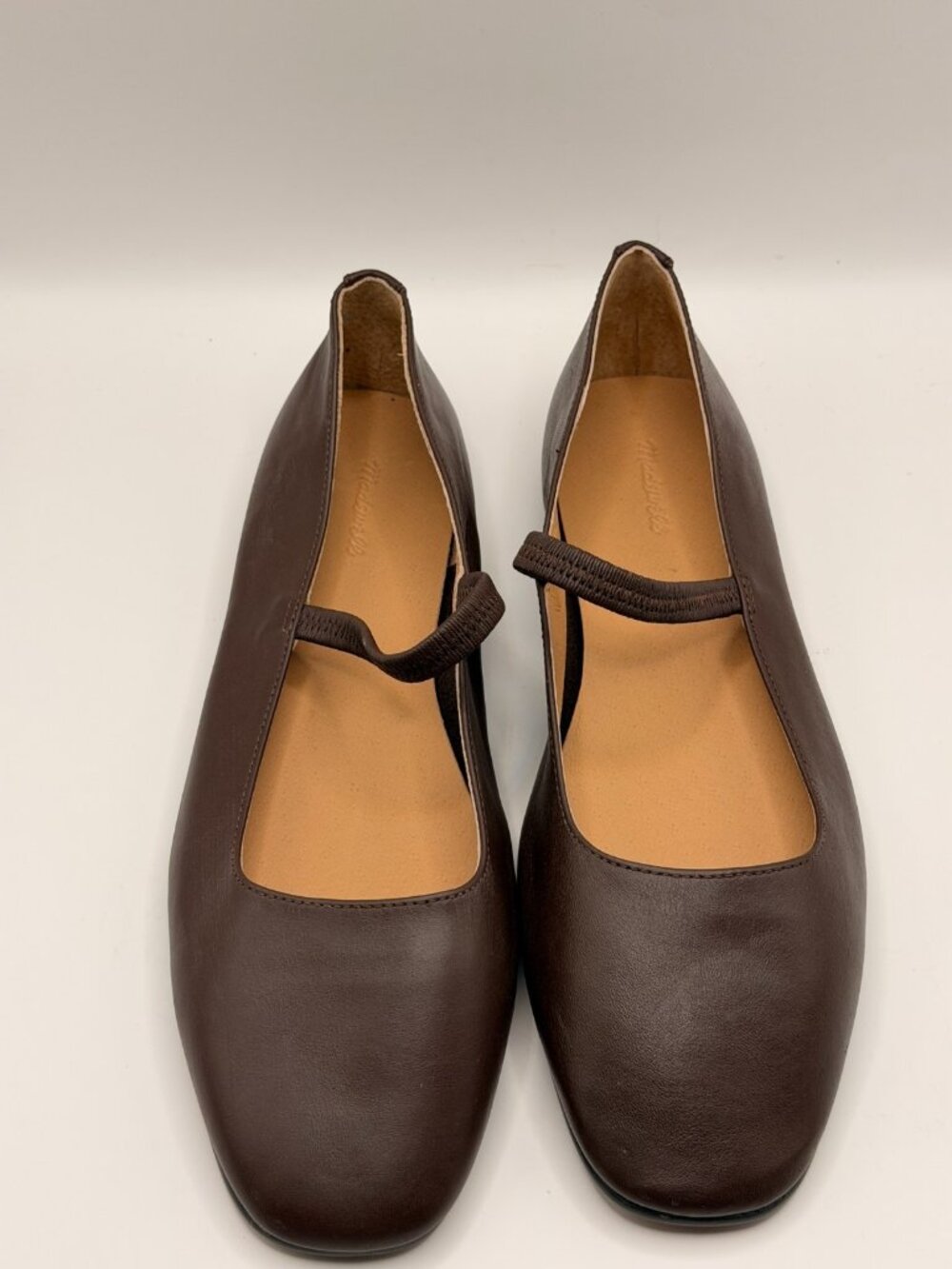 Madewell Womens The Greta Coffe Bean Brown Leather Ballet Flat Sz 8 - Picture 2 of 9